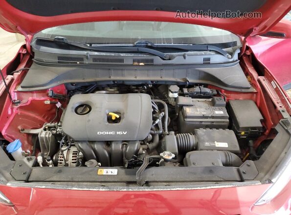 KM8K62AA8MU628652 2021 HYUNDAI KONA Red Շարժիչի բաժամունքի տեսք