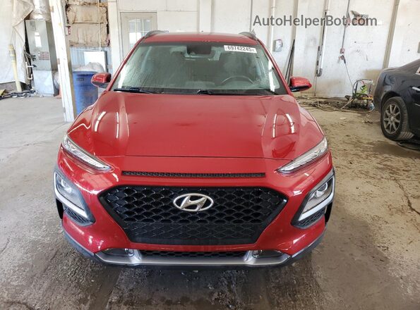 KM8K62AA8MU628652 2021 HYUNDAI KONA Red Դիմացի տեսք