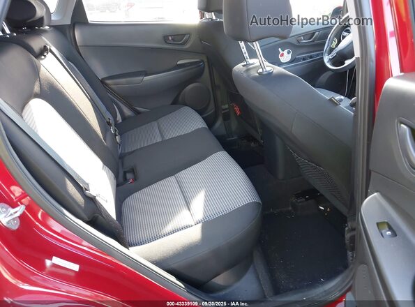 KM8K6CAA0LU521745 2020 HYUNDAI KONA Red VIN კოდის სტიკერის ხედი