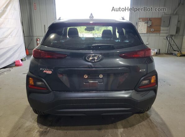 KM8K6CAAXKU336827 2019 HYUNDAI KONA Charcoal უკანა ხედი