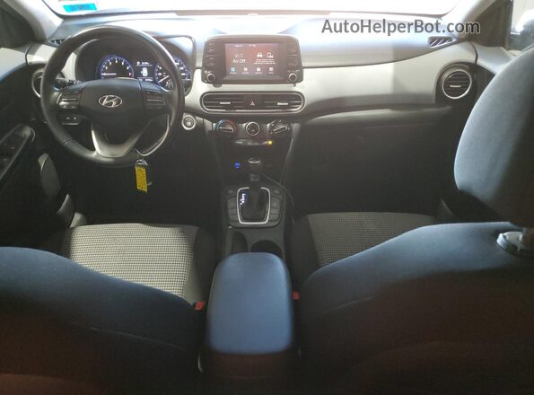 KM8K6CAAXKU336827 2019 HYUNDAI KONA Charcoal წინა პანელის ხედი