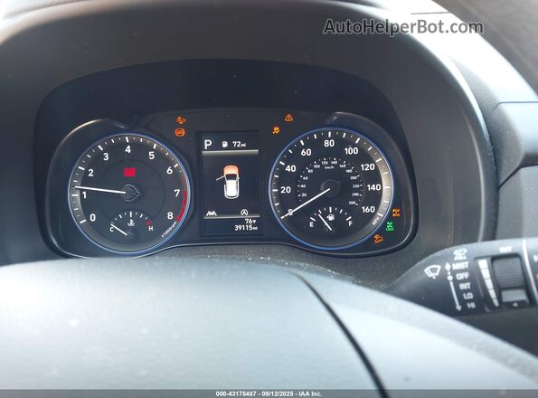 KM8K6CAB8NU889764 2022 HYUNDAI KONA Черный Вид задних сидений