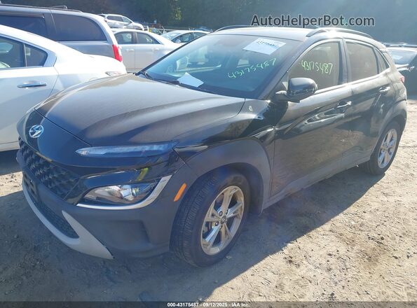 KM8K6CAB8NU889764 2022 HYUNDAI KONA Черный Передняя левая четверть