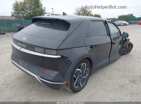 KM8KM4AE3NU080680 2022 HYUNDAI IONIQ 5 Black უკანა მარჯვენა
