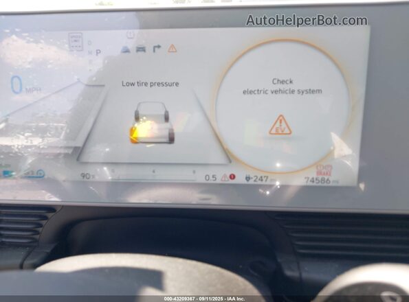 KM8KM4AE9NU081512 2022 HYUNDAI IONIQ 5 Серый Вид задних сидений