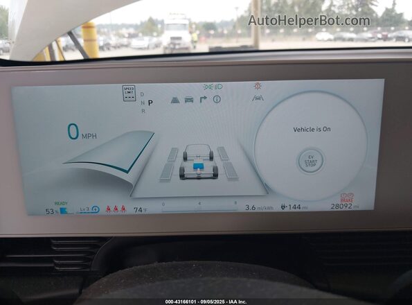 KM8KMDAF4PU217363 2023 HYUNDAI IONIQ 5 White Rear seats view