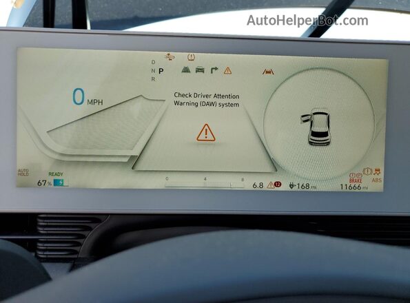 KM8KNDAF4PU208689 2023 HYUNDAI IONIQ Black ხელსაწყოთა პანელის ხედი