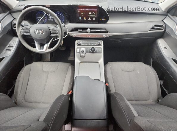 KM8R14HEXLU054118 2020 HYUNDAI PALISADE Gray Dashboard view