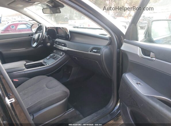 KM8R1DHE2MU327411 2021 HYUNDAI PALISADE Black Widok wnętrza z przodu