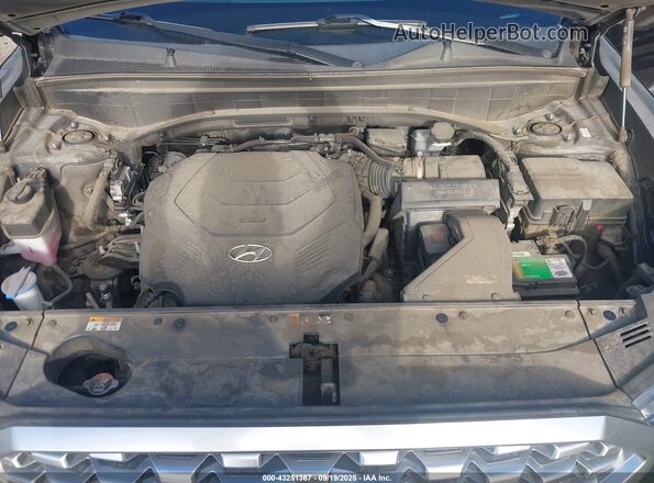 KM8R1DHE2MU327411 2021 HYUNDAI PALISADE Black Widok z tyłu