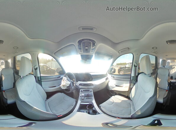 KM8R24HE7LU128981 2020 HYUNDAI PALISADE Серый Панорамный вид салона 360°