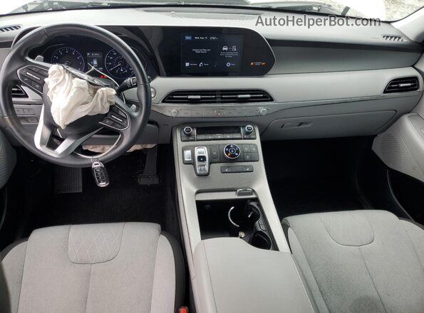 KM8R2DHE6MU268439 2021 HYUNDAI PALISADE White Widok deski rozdzielczej
