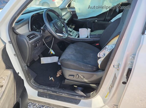 KM8R2DHEXLU044881 2020 HYUNDAI PALISADE White Вид салону спереду