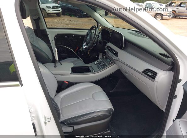 KM8R34HE1LU138001 2020 HYUNDAI PALISADE White Widok wnętrza z przodu