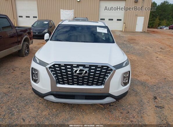 KM8R34HE1LU138001 2020 HYUNDAI PALISADE White Widok wnętrza z tyłu