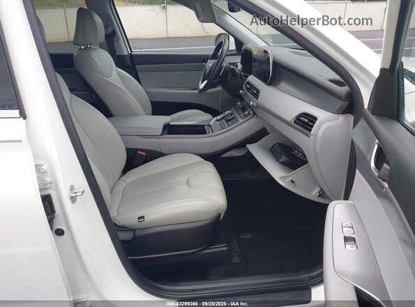 KM8R34HE4LU079493 2020 HYUNDAI PALISADE White Widok wnętrza z przodu