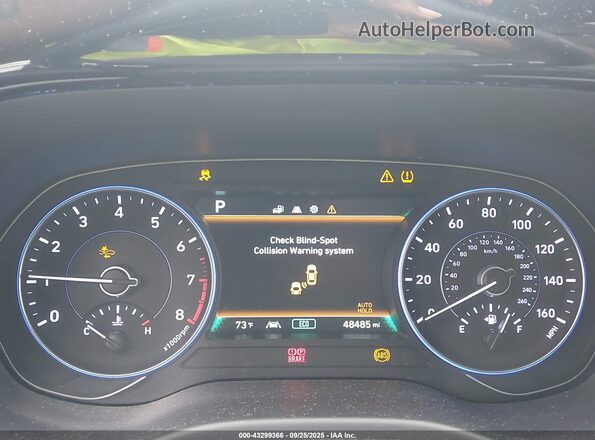 KM8R34HE4LU079493 2020 HYUNDAI PALISADE White Widok tylnych siedzeń