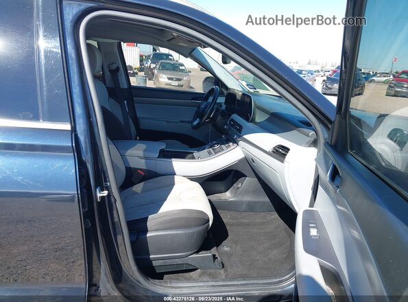 KM8R34HE6LU078622 2020 HYUNDAI PALISADE Blue Вид салону спереду