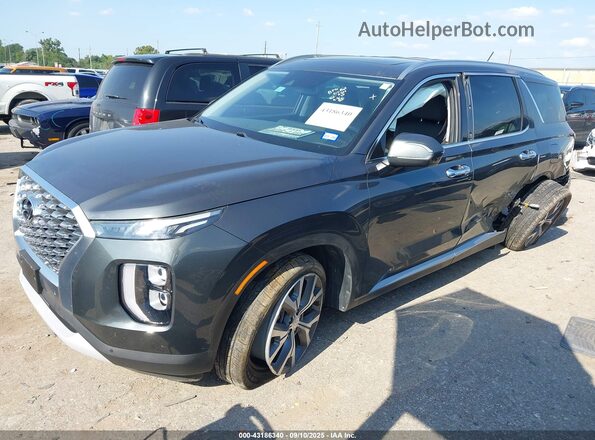 KM8R34HE8LU130333 2020 HYUNDAI PALISADE Gray Передня ліва чверть