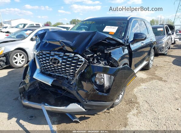 KM8R3DHE7LU093369 2020 HYUNDAI PALISADE Black Передня ліва чверть