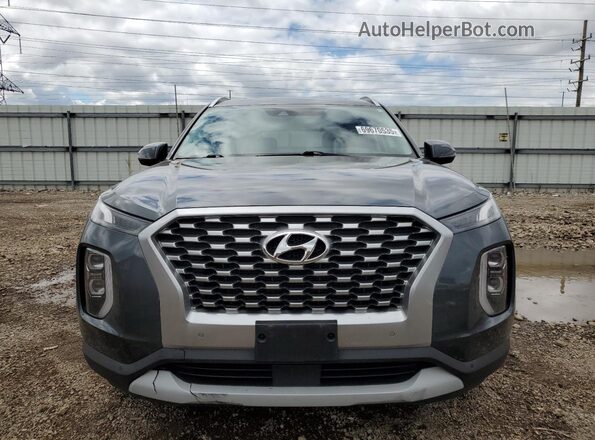 KM8R3DHE8MU180165 2021 HYUNDAI PALISADE Серебряный Вид спереди
