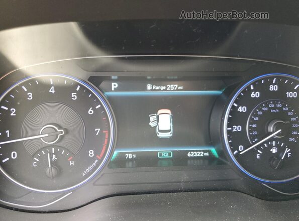 KM8R3DHE8MU180165 2021 HYUNDAI PALISADE Серебряный Вид щитка приборов