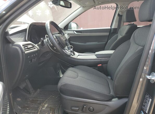 KM8R3DHE8MU180165 2021 HYUNDAI PALISADE Серебряный Вид салона спереди