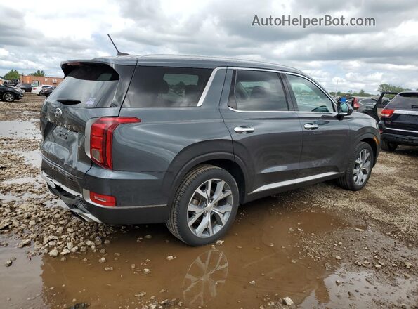 KM8R3DHE8MU180165 2021 HYUNDAI PALISADE Серебряный Задняя правая четверть