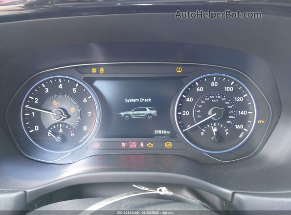 KM8R44HE2LU082082 2020 HYUNDAI PALISADE Maroon Widok tylnych siedzeń