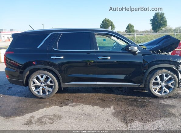 KM8R44HE3LU117972 2020 HYUNDAI PALISADE Black Widok wnętrza 360 stopni