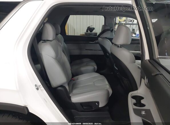 KM8R44HE4NU344980 2022 HYUNDAI PALISADE White Vista de la etiqueta del VIN