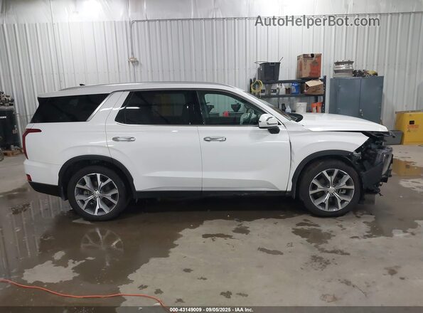 KM8R44HE4NU344980 2022 HYUNDAI PALISADE White Vista interior de 360 grados