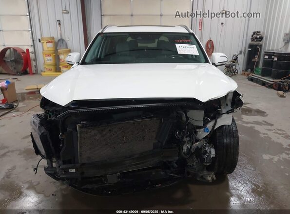 KM8R44HE4NU344980 2022 HYUNDAI PALISADE White Vista interior trasera