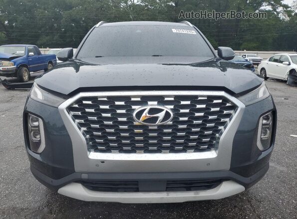 KM8R44HE7LU097094 2020 HYUNDAI PALISADE Green წინა ხედი