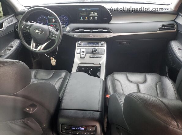 KM8R44HE7LU097094 2020 HYUNDAI PALISADE Green წინა პანელის ხედი