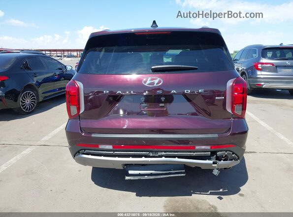 KM8R4DGE7PU640466 2023 HYUNDAI PALISADE Purple 
