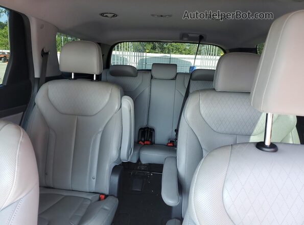 KM8R4DHE1LU080436 2020 HYUNDAI PALISADE Black უკანა სავარძლების ხედი