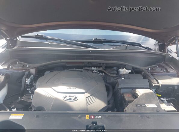 KM8R4DHE3MU189868 2021 HYUNDAI PALISADE Темно-бордовый Вид сзади