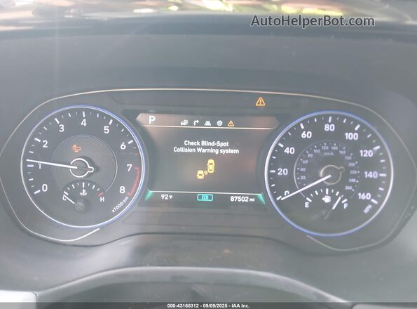 KM8R4DHE5LU065194 2020 HYUNDAI PALISADE Black Widok tylnych siedzeń