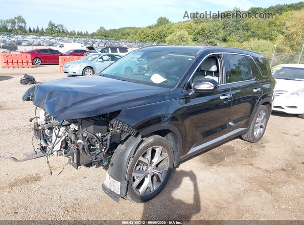 KM8R4DHE5LU065194 2020 HYUNDAI PALISADE Black Przód lewy