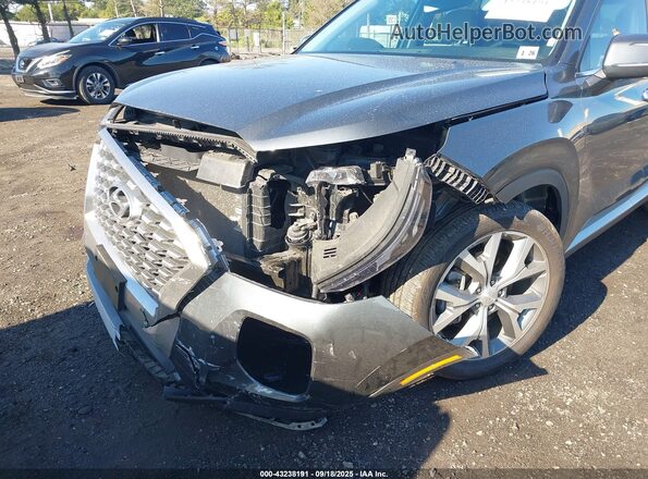 KM8R4DHE5MU242960 2021 HYUNDAI PALISADE Gray Դիմացի տեսք