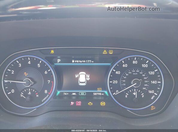 KM8R4DHE5MU242960 2021 HYUNDAI PALISADE Gray Հետևի նստատեղերի տեսք