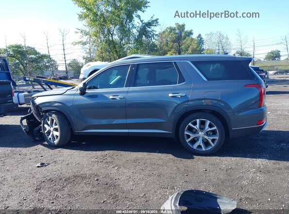 KM8R4DHE5MU242960 2021 HYUNDAI PALISADE Gray Սալոնի 360 աստիճան տեսք
