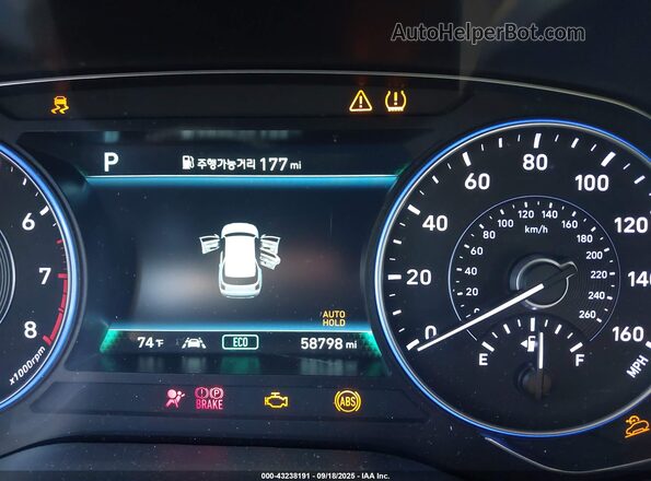 KM8R4DHE5MU242960 2021 HYUNDAI PALISADE Gray 