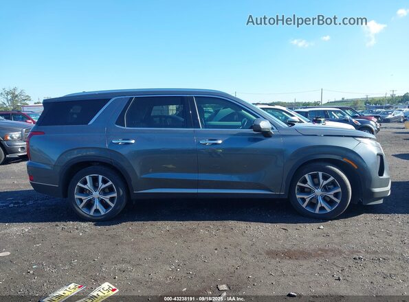 KM8R4DHE5MU242960 2021 HYUNDAI PALISADE Gray Սալոնի հետևի տեսք