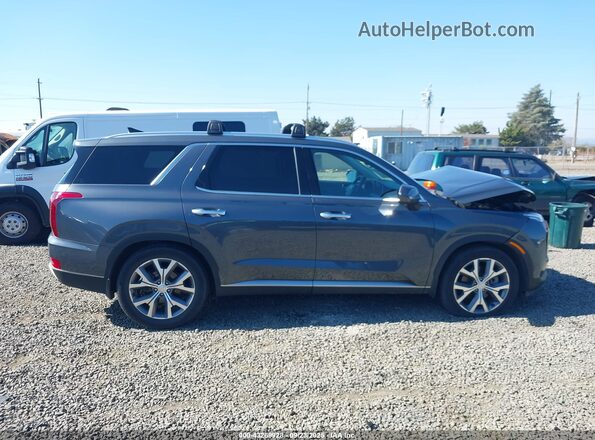 KM8R4DHE7MU249764 2021 HYUNDAI PALISADE Gray Սալոնի հետևի տեսք