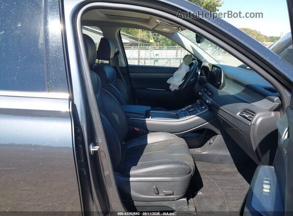 KM8R4DHE9LU028519 2020 HYUNDAI PALISADE Gray Widok wnętrza z przodu