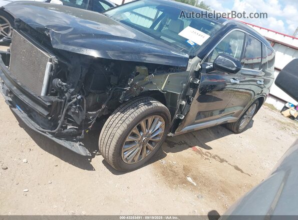 KM8R54HE0LU112046 2020 HYUNDAI PALISADE Black Передня ліва чверть