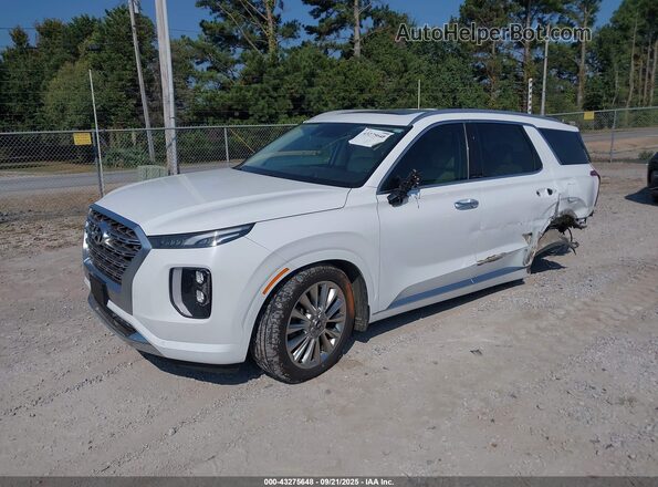 KM8R54HE1LU097279 2020 HYUNDAI PALISADE White Передня ліва чверть