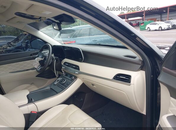 KM8R54HE6LU126212 2020 HYUNDAI PALISADE Black Widok wnętrza z przodu